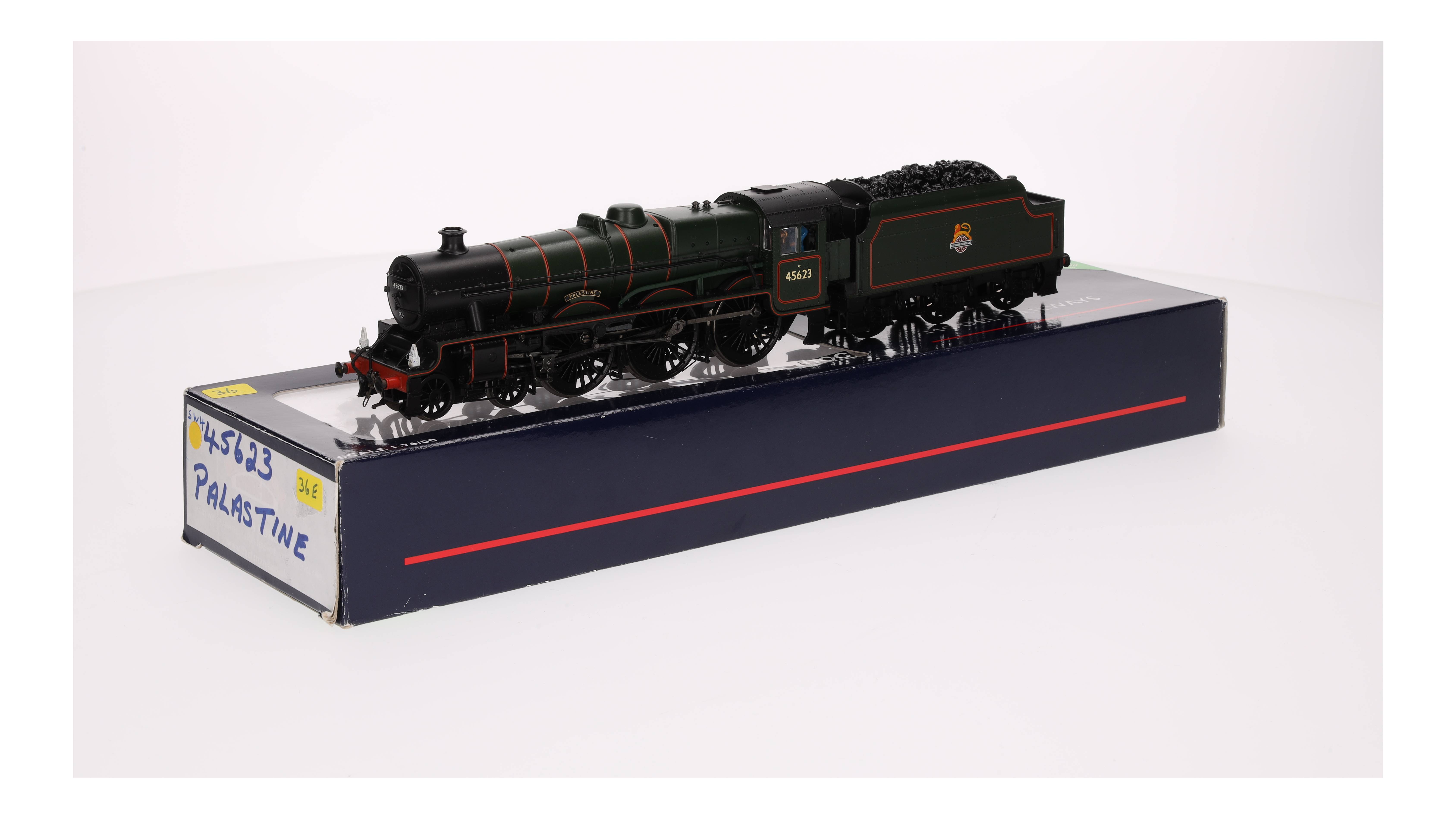 31-175 Bachmann OO Jubilee Class Renumbered 45623 Palestine Coal Crew Pre-Owned - Picture 1 of 1