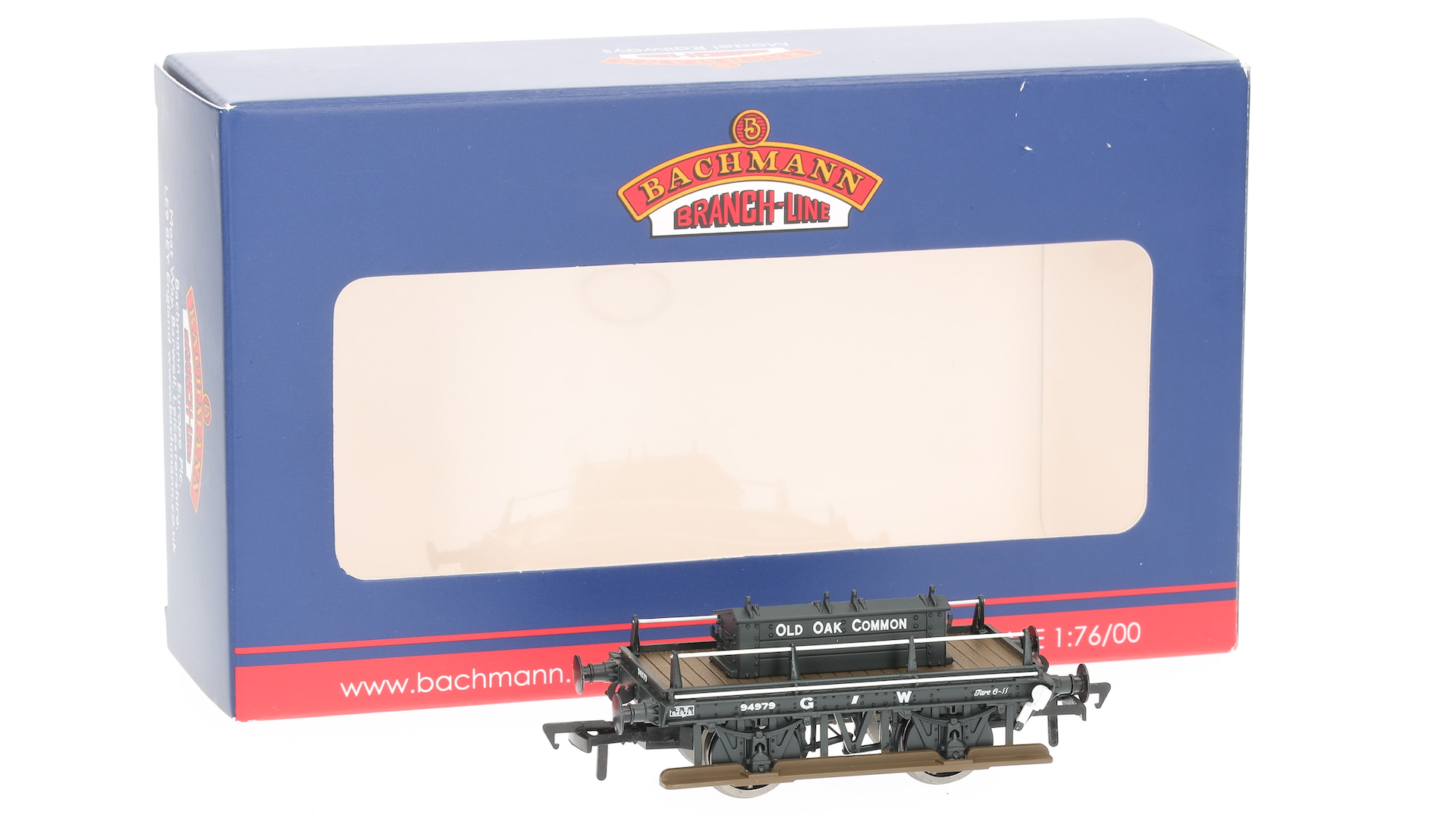 38-677 Bachmann OO Gauge GWR Shunters Truck Old Oak Common GWR Grey (Pre-Owned) - Picture 1 of 1